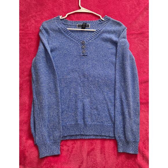Karen Scott Woman's Blue V Neck Sweater Size Small - Picture 5 of 7